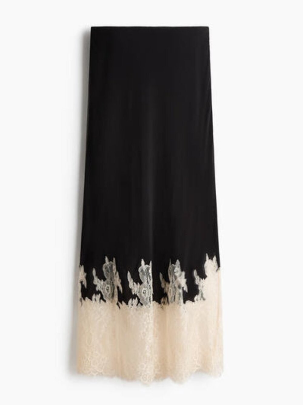 Lace-Trimmed Skirt